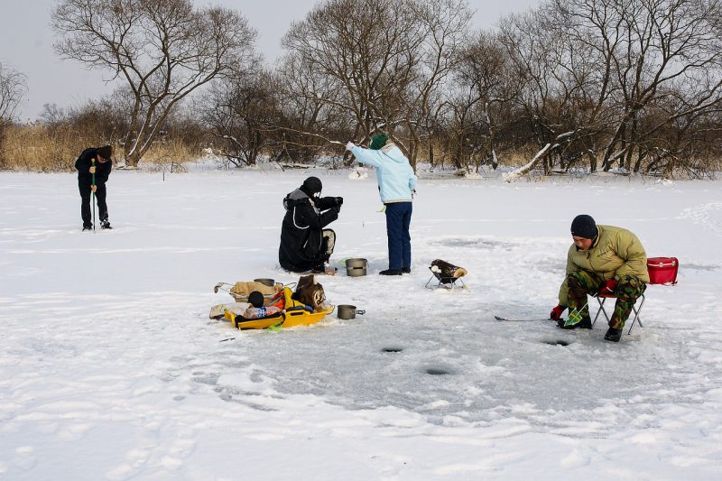 winter fishing