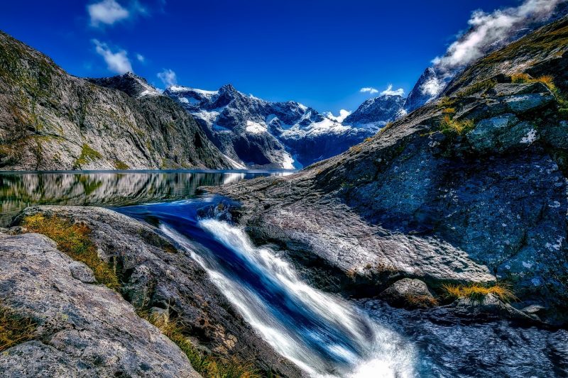 Fiordland national park New zealand