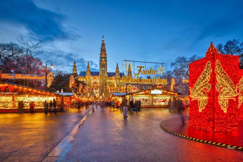 Vienna Austria famous Christmas markets