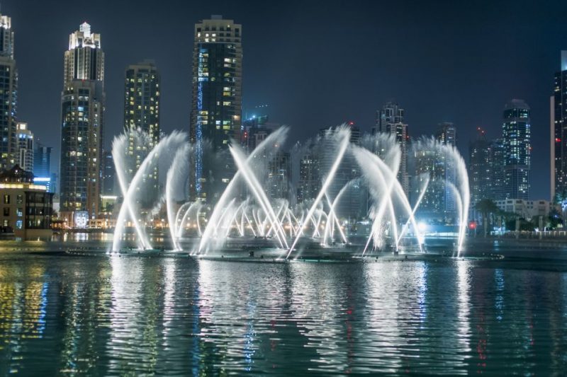 Dubai Fountain Show and Lake Ride Experience Exciting Fun Activities in Dubai for Adults
