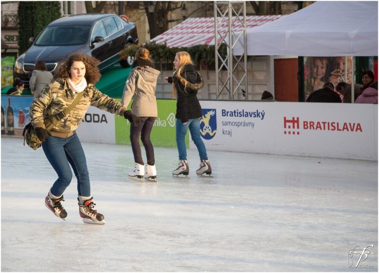 Ice skating