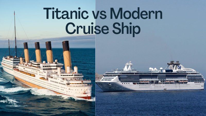 Titanic vs Modern Cruise Ship