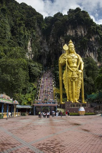batu, caves, malaysia, temple, indian, statue, god, hinduism, shrine