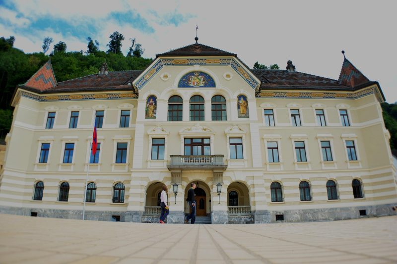 liechtenstein Vaduz The Parliament Building