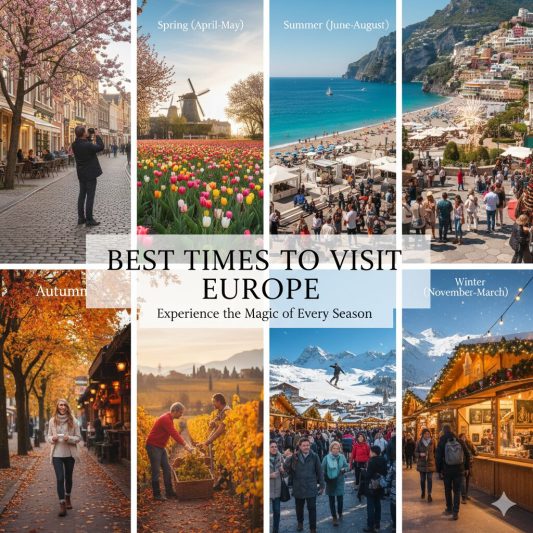 Best times to visit Europe