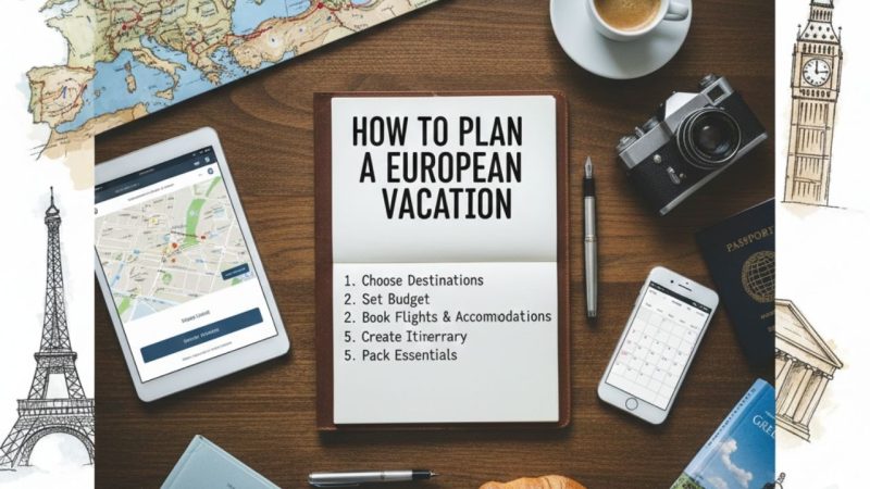 How to Plan a European Vacation traveling europe
