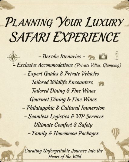 Planning Luxury Safari Experience