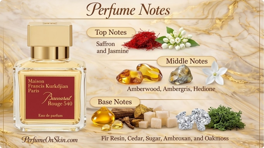 Baccarat Rouge Unisex Best Perfumes for Dry Skin Chemistry
