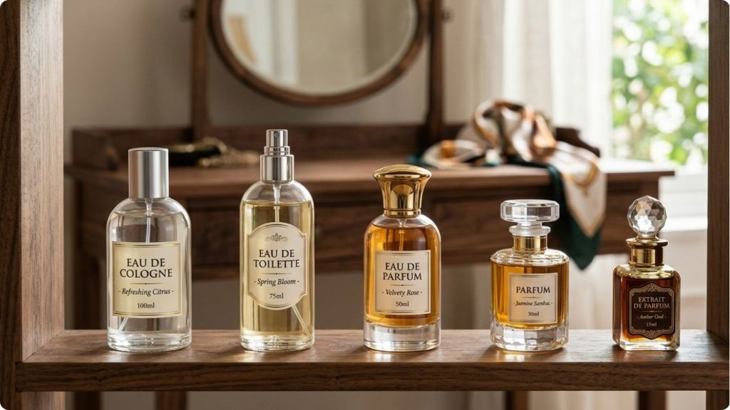 Best Guide to Perfume Concentration Types