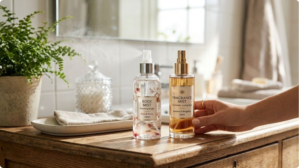 Body mist and fragrance mist