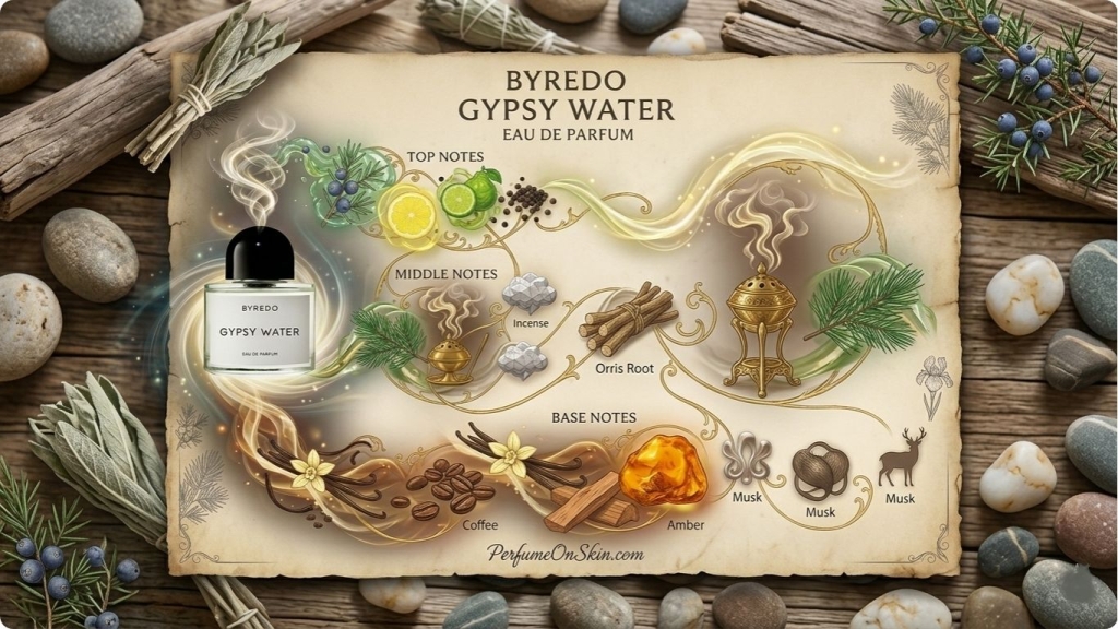 Byredo Gypsy Water unisex Best Perfumes for Dry Skin Chemistry