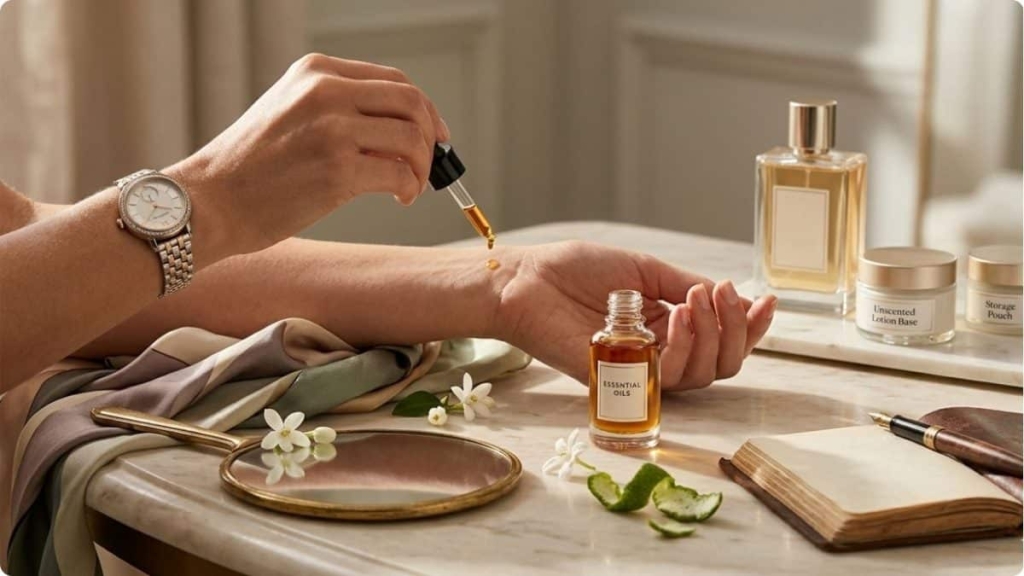 Skin chemistry and perfume wear time