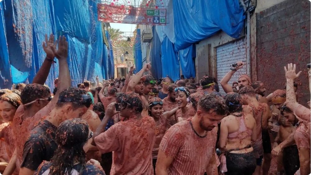 Spain La Tomatina Top 10 Travel Festivals