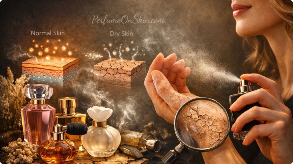 What dry skin chemistry does to perfume