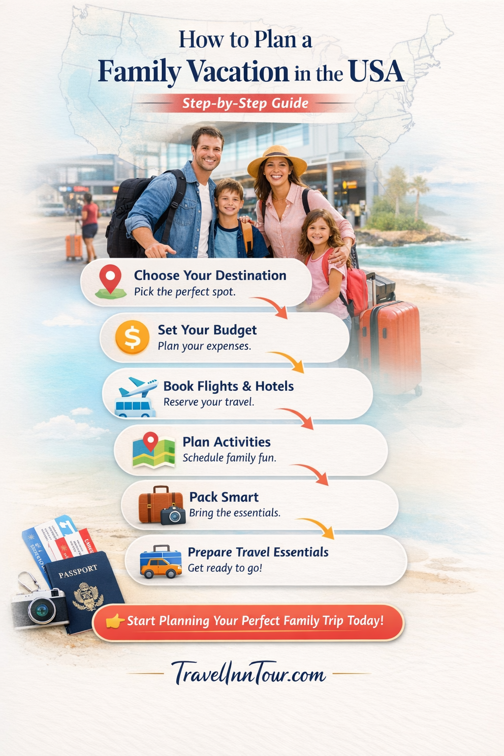 planning a family trip in the United States