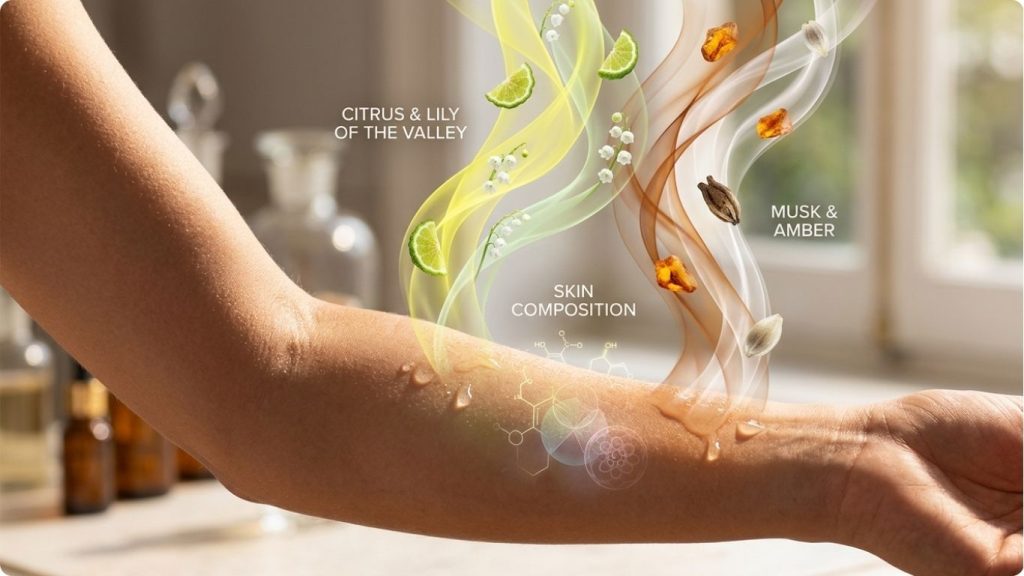 skin chemistry changes the result