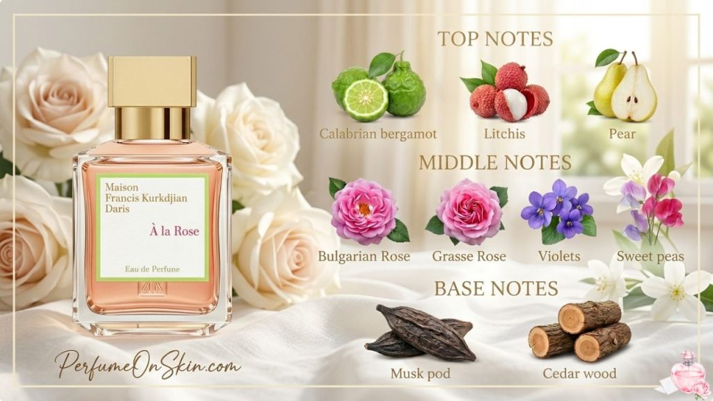 MFK À La Rose Review of Clean Floral Office Perfumes