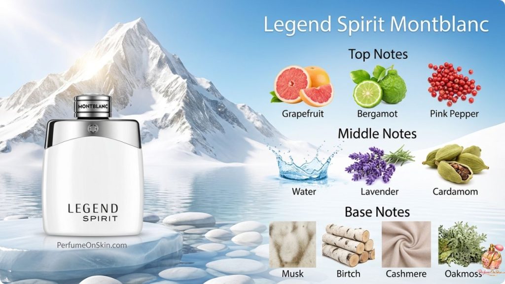 Montblanc Legend Spirit Best Clean Musk Perfumes for Work