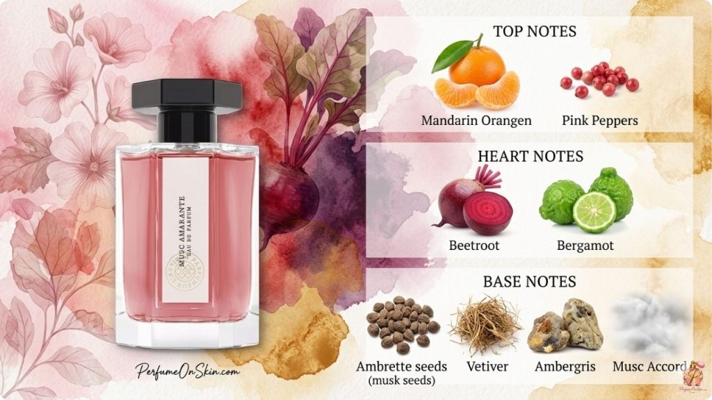Musc Amarante Best Clean Musk Perfumes for Work