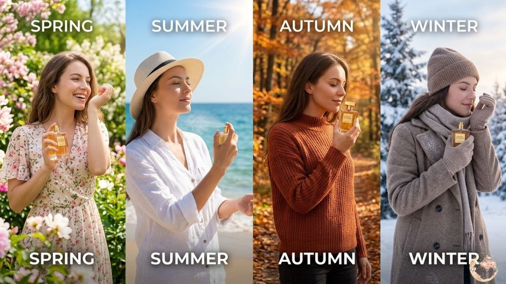 perfume smells different by season