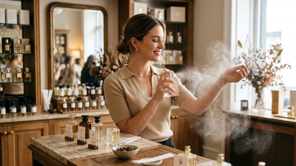 perfumes based on the projection and sillage