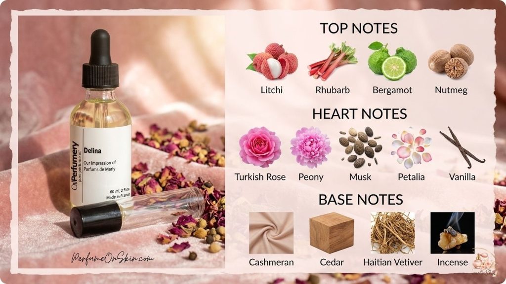 Oil Perfumery Delina inspired perfume oil