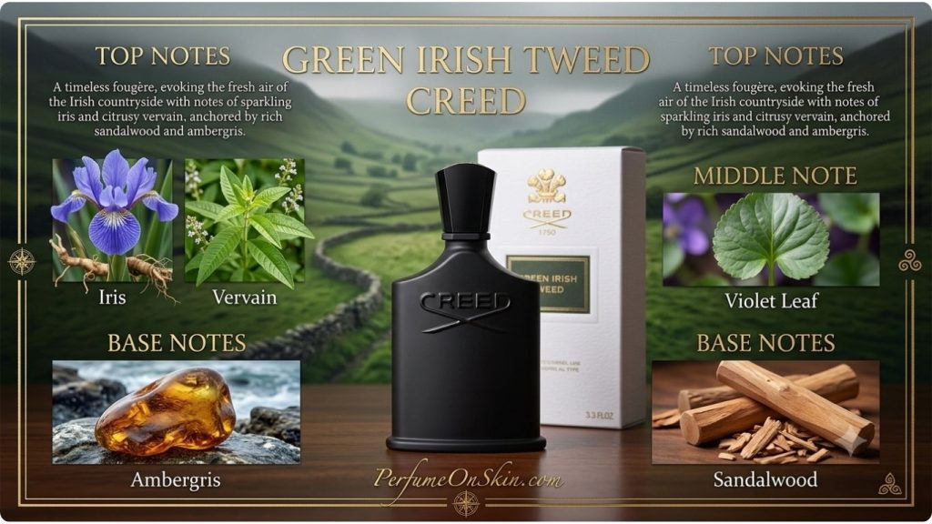 Green Irish Tweed Creed Top Most Masculine Fragrances for Men